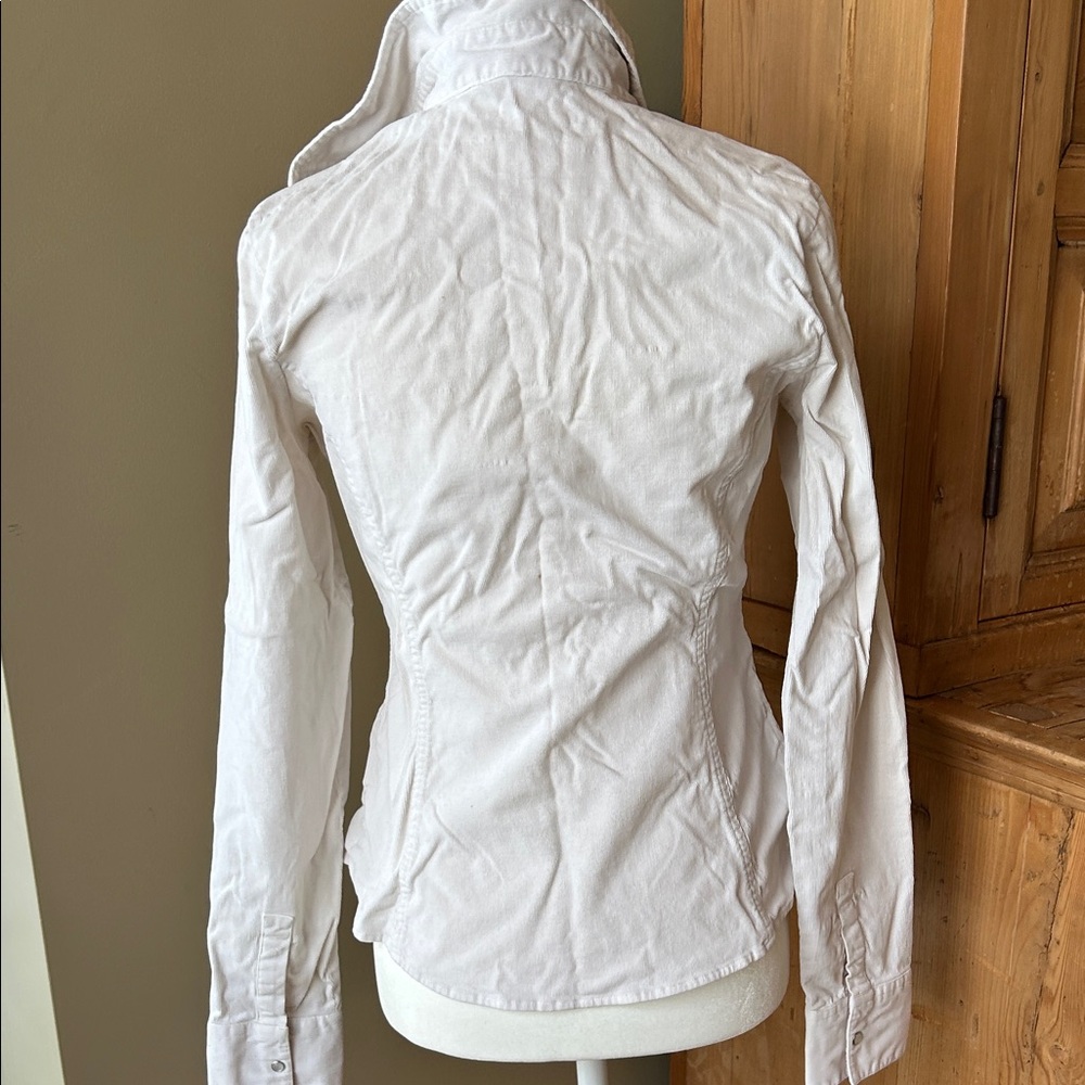 White Button-Up Shirt - Picture 4 of 8